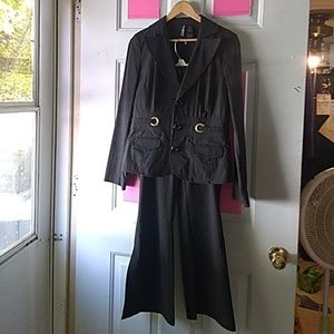 Near🆕Bisou Bisou Brand Black Stretchy Pants Suit